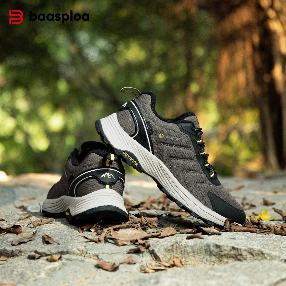 Baasploa Neue Männer Wanderschuhe Outdoor Klettern Wasserdicht Nicht-rutsch Verschleiß-beständig Turnschuhe Männlichen Casual Lace-Up Wanderschuhe