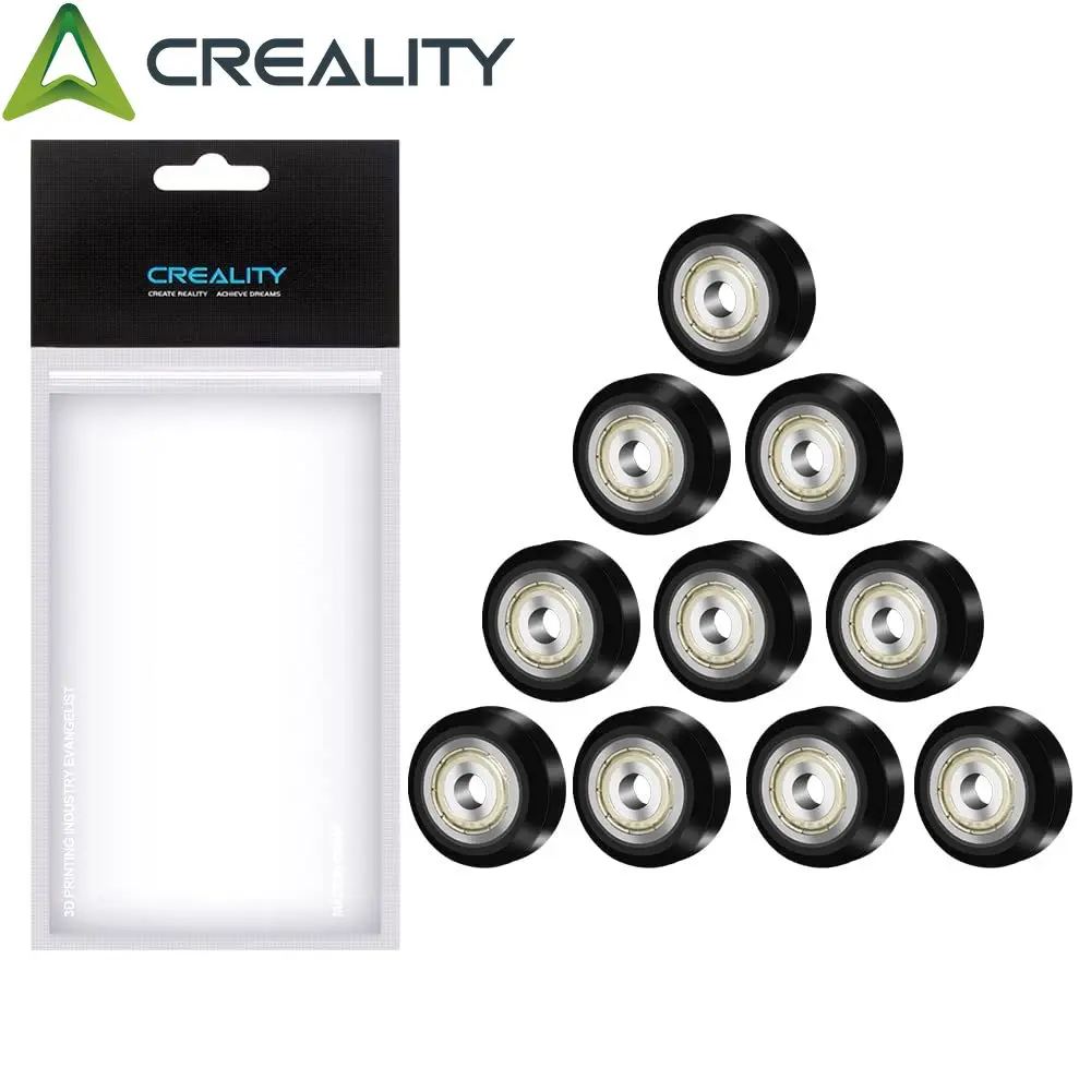 Creality Ender 3-Rad-3D-Drucker POM-Rad Kunststoff-Riemenscheibe 625zz Linearlager für Ender 3-Serie/Ender 5-Serie/CR 10-Serie Image
