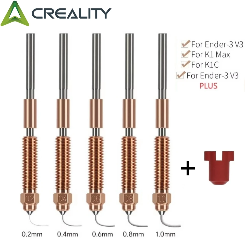 Creality k1c _ k1 Max_Ender-3 v3 Einhorn-Schnellwechsel-Düsens atz Schnelle Installation Hoch fluss druck verbessertes Material Image