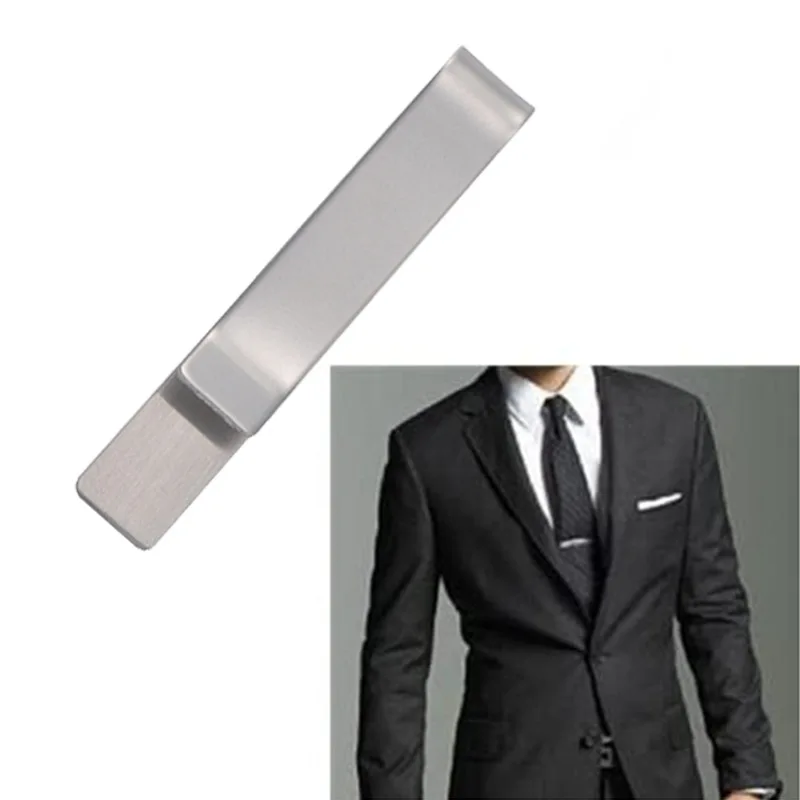 Neue Metall Klassische Männer Krawatte Pin Clips von Casual Stil Krawatte Clip Mode Schmuck Exquisite Hochzeit Krawatte Bar Silber Und Goldene Farbe