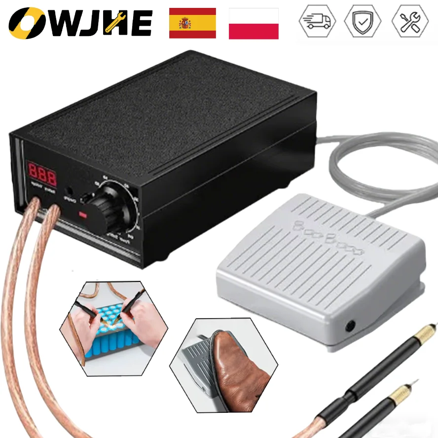 8000W Punktschweißgerät Hochleistungs-Handpunktschweißmaschine Tragbar 1200A Einstellbare Schweißgeräte für 18650 Batterien Image
