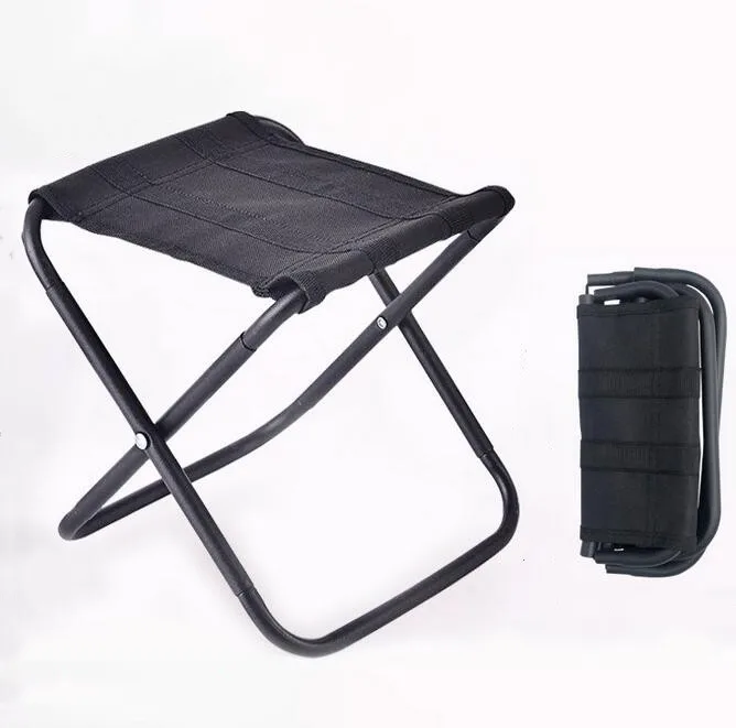 Leichter tragbarer hoch haltbarer Outdoor-Klappstuhl mit Tasche Outdoor Klapp klapp Aluminium Stuhl Hocker Sitz Angeln Picknick Camping