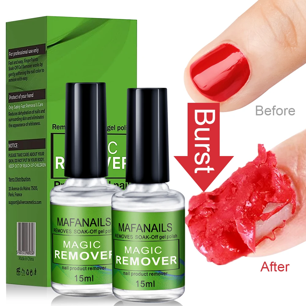 15 ml/Flasche Nagelgel-Entferner-Nagellack zum Einweichen, 3 Minuten entfernen schnell und leicht Gel-Nagellack, 0,5 fl. Oz, professionell, nicht reizend Image