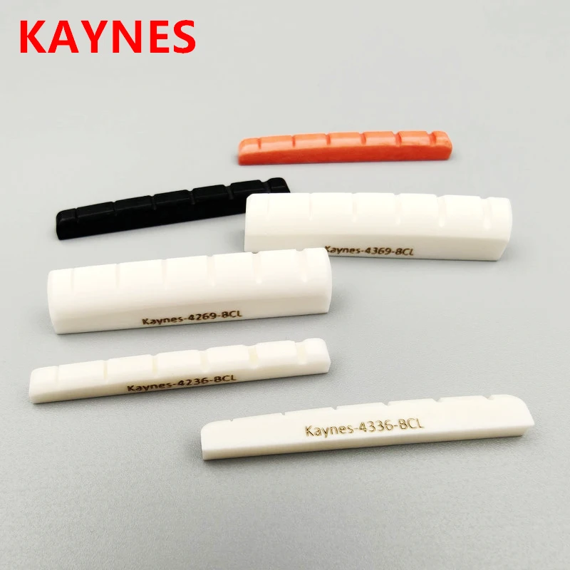 KAYNES 42 mm/43 mm Knochensattel für LP/ST E-Gitarre 42/43 mm Image