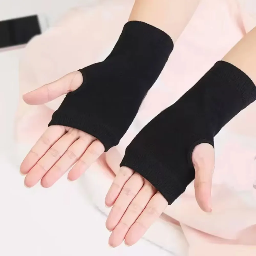 Frauen Kurze Fingerlose Handschuhe Cosplay Handschuh Unisex Oversleeve Arm Wärmer Herrenmode Warme Manschette Anime Handschuhe Cosplay Zubehör Image