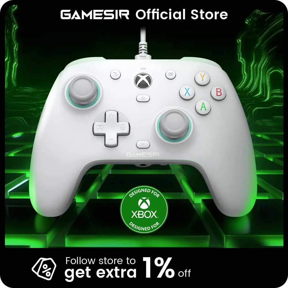 GameSir G7 SE Xbox Controller Kabelgebundenes Gamepad für Xbox Series X, Xbox Series S, Xbox One, mit Hall-Effekt-Joystick und Auslöser Image