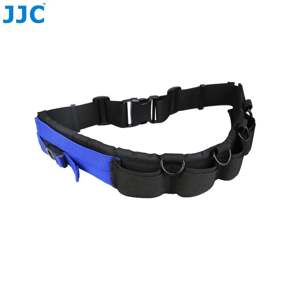 JJC Multifunktions-Gürtel für Outdoor-Fotografie, verstellbarer Hüftgurt mit D-Ringen zum Aufhängen von Stativ-Kameratasche, Objektivtasche Image