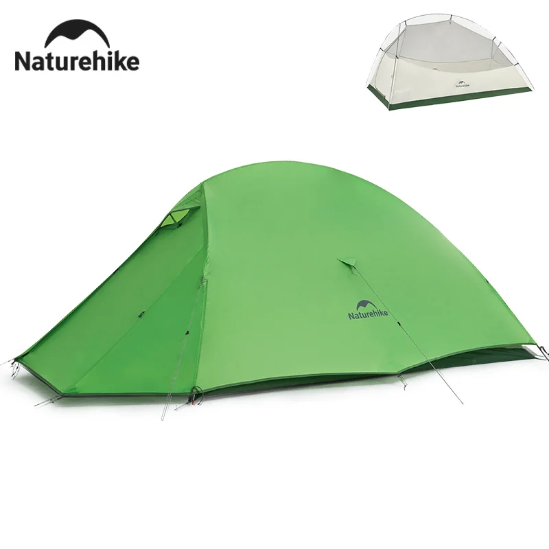 Naturehike 2024 Neues Cloud-Basis-Zelt, ultraleicht, wasserdicht, großes Foyer-Unterstandszelt, für Reisen, 1–2 Personen, tragbare Campingzelte Image