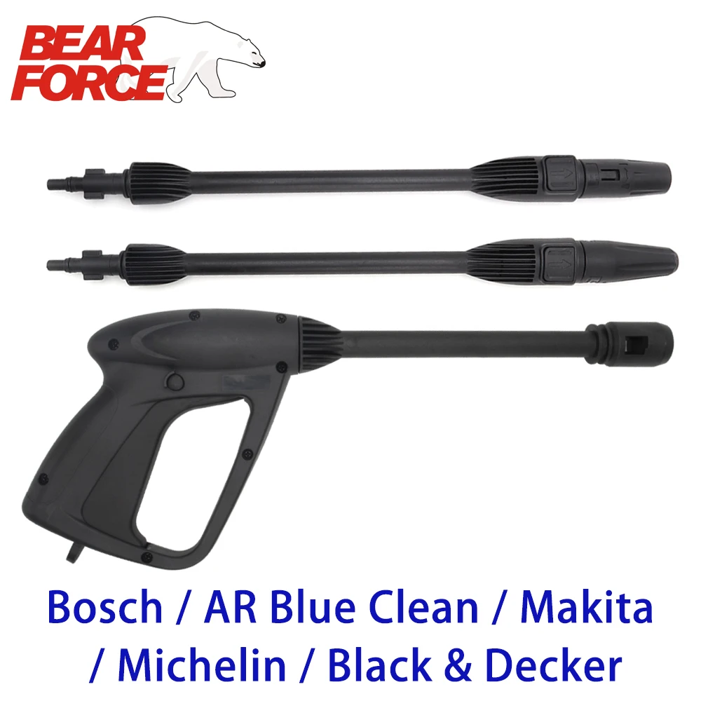Hochdruckreiniger Spritzpistole Jet Lance Düse Auto Waschmaschine Jet Wasserpistole Speerstab für Bosch Black Decker AR Blue Clean Makita