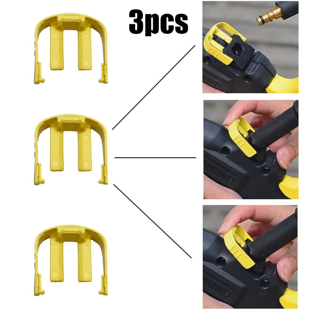 3 Stück c Clip für Kärcher k2 k3 k7 Auto Home-Druck-Hochdruck reiniger Trigger c Clip Auto waschanlage Schnell anschluss Spreng ring Image