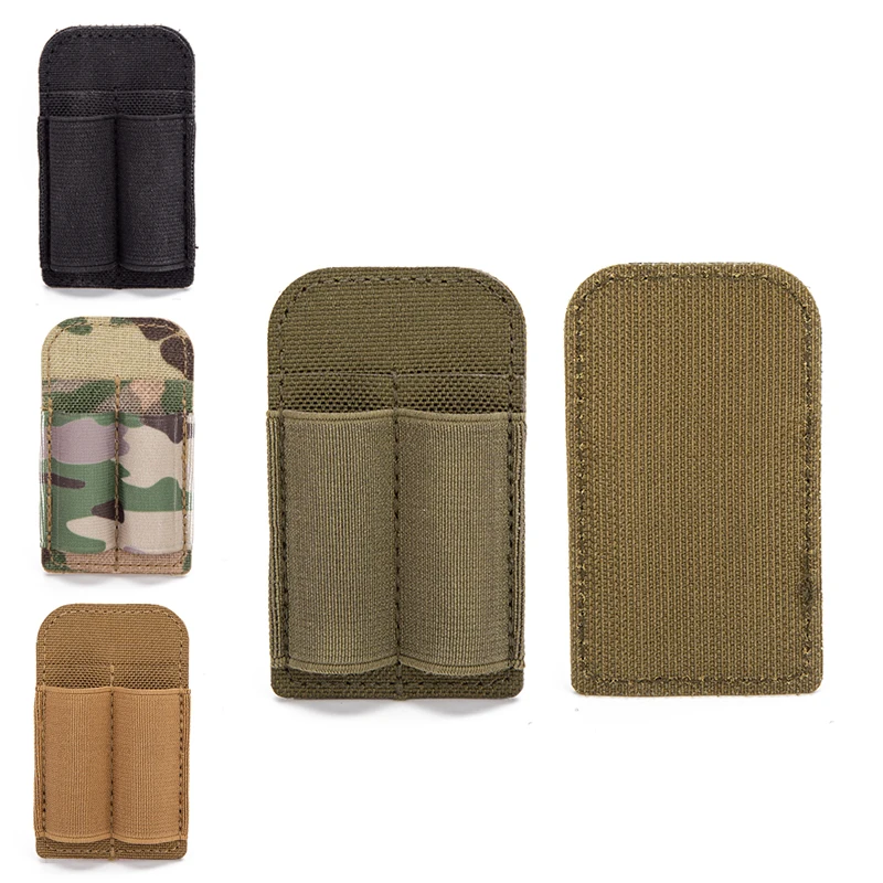Taktische 2 Loch Hinterschaft Munition Beutel 2-Runde Munition Shell Halter Schrotflinte Kugel Beutel 7,62mm Bullet Magazin Jagd zubehör Image