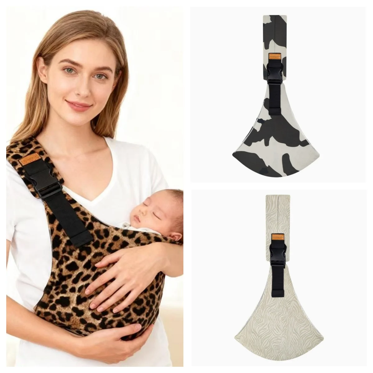Babytrage für Neugeborene, verstellbare Umhängetasche, Säuglingshalter, Babytasche, Hüftsitz, ergonomische Unterstützung für freihändiges Tragen Image