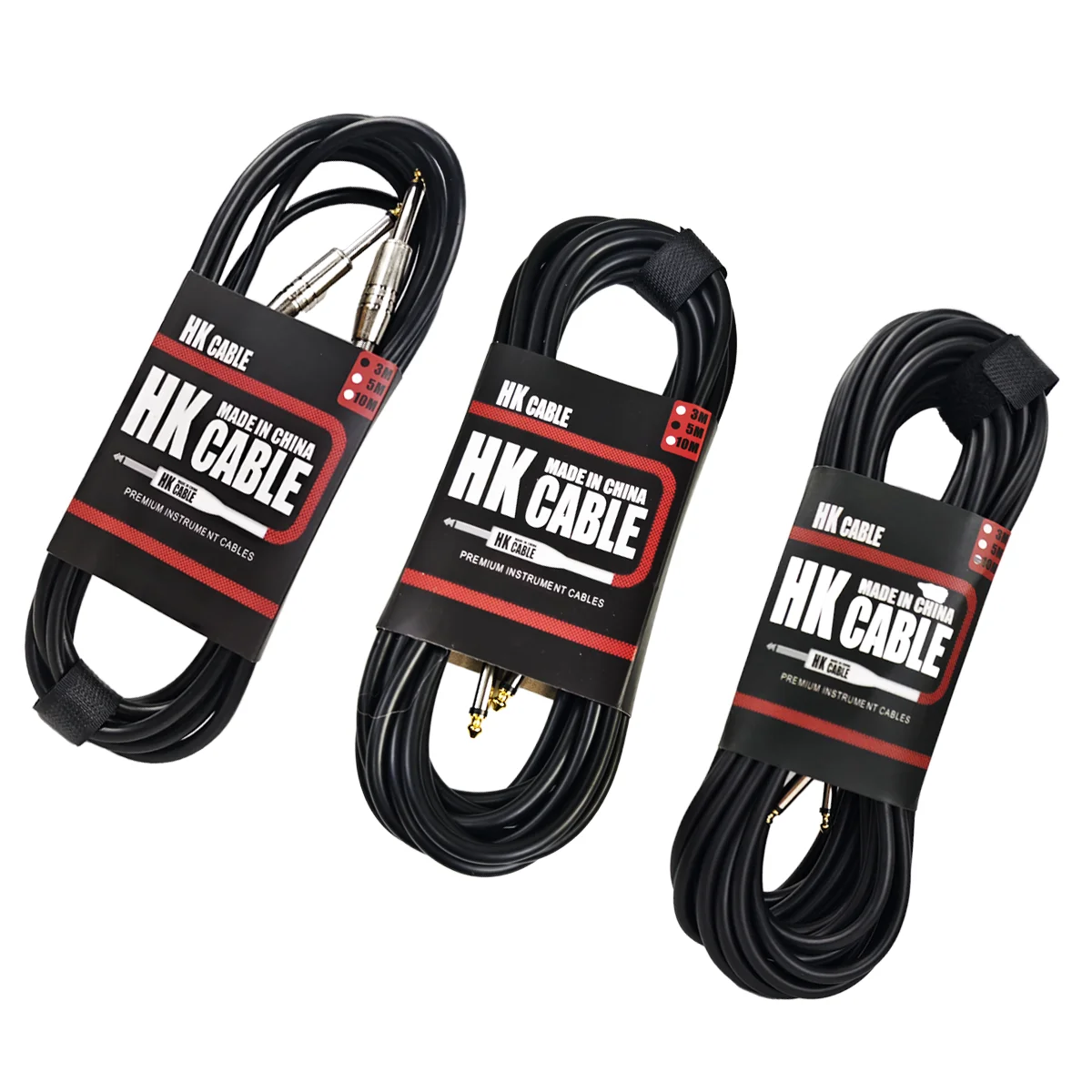 3M/5M/10M Elektrische Gitarre Effekte Pedale Verbindung Kabel Kein Lärm Abgeschirmt Bass Kabel Metall 6,35mm Stecker Gitarre Zubehör Image