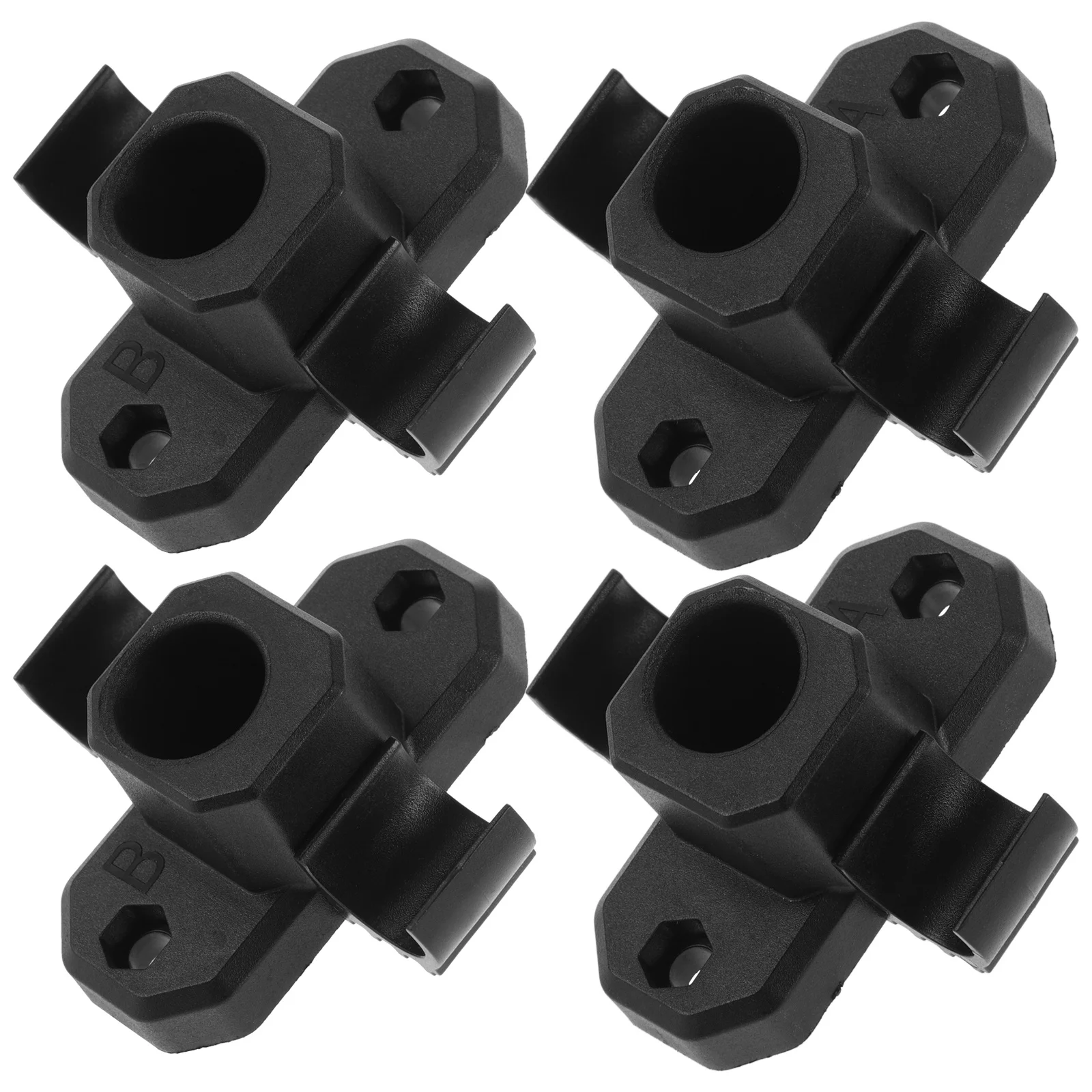 4 Stück faltbare Möbelbeinverbinder, Tischmontage-Hardware, Outdoor-Stühle, Campinghocker, langlebige Kunststoffaufsätze