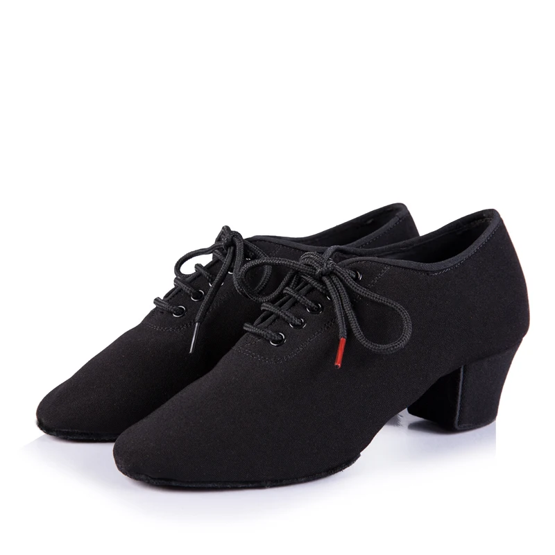 Latin Dance Schuhe Frauen Echte BD t1-b Import Oxford Spitze Großhandel Sport Lehrer Schwarz Ferse 4,5 cm Männlich Weiblich Generische Leinwand Image
