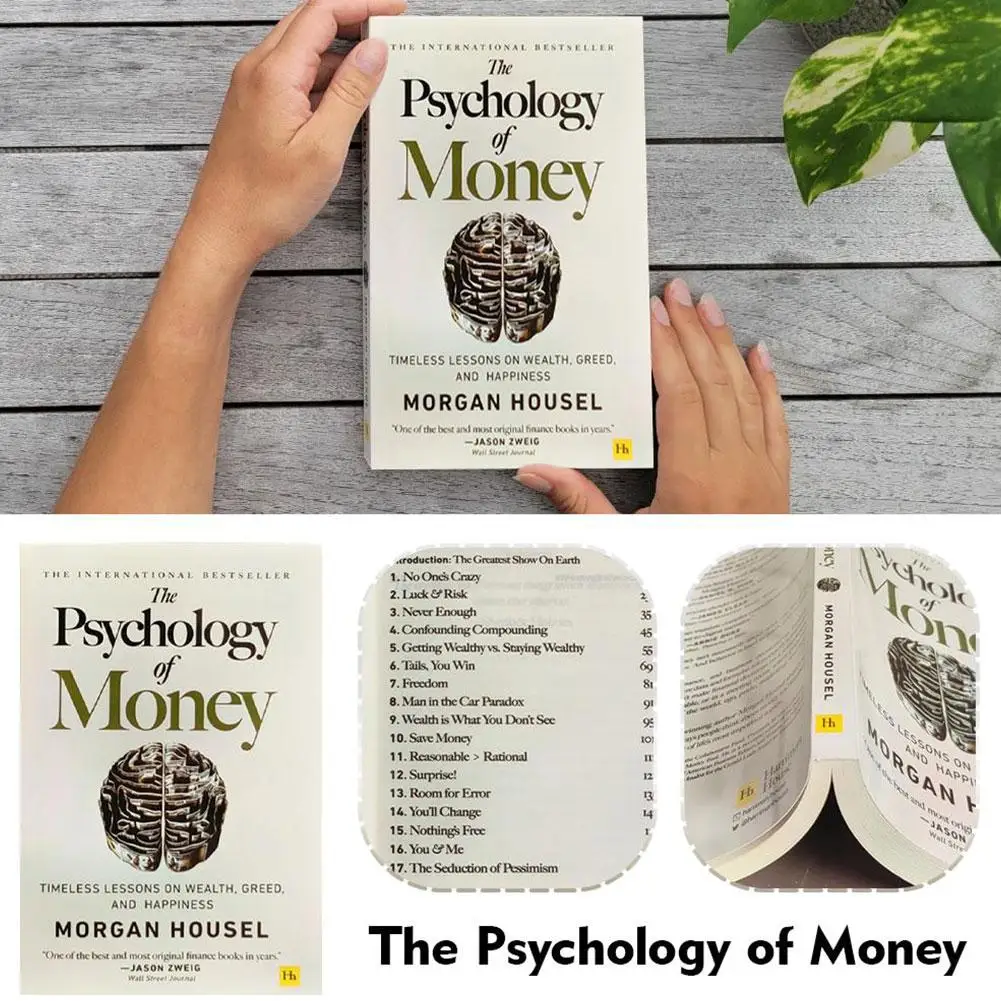 2025 ~Die Psychologie des Geldes – Zeitlose Lektionen über Reichtum, Gier, Glück, Finanzbücher für Erwachsene Image