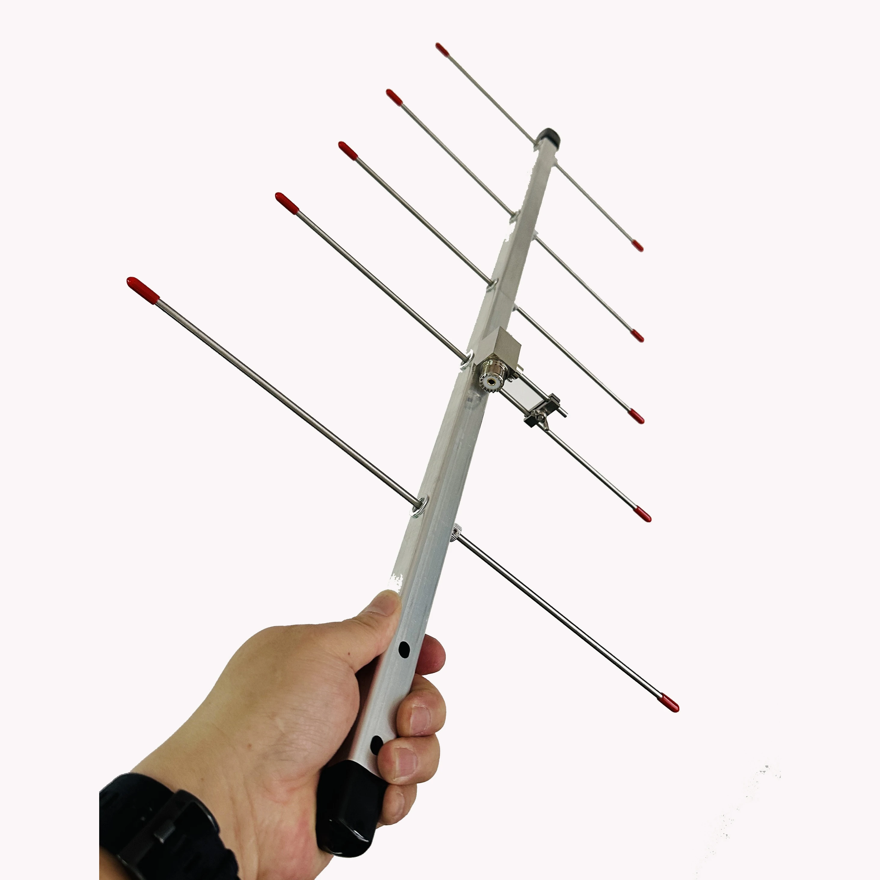 UHF-Yagi-Antenne, hohe Verstärkung, 5 Elemente, abnehmbar und tragbar, verstellbar, 420–450 MHz Amateurband Image