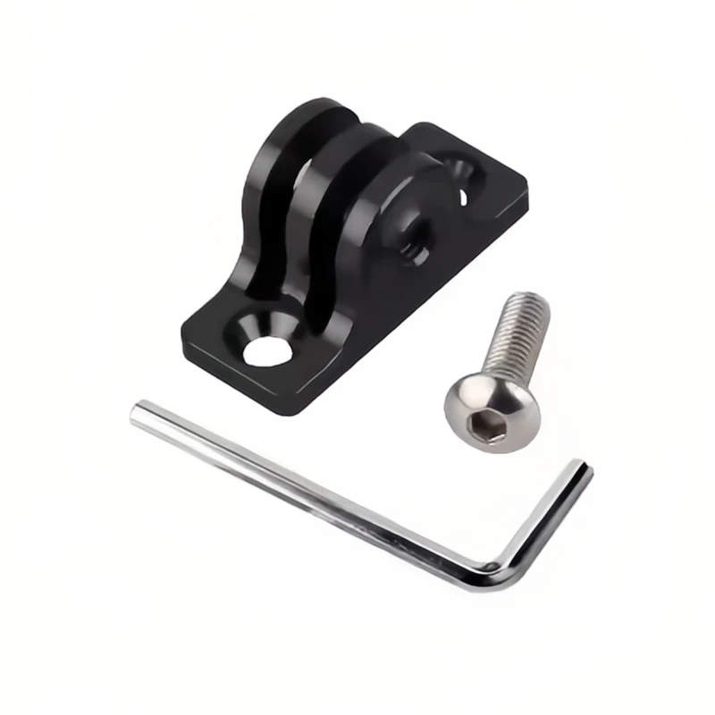 Aluminiumlegierung Basis Verbindungshalterung Befestigung Sitzhalterung für GoPro Hero 13 12 11 10 9 8 7 6 5 Insta360 X4 DJI Osmo Action 5Pro 4 Image