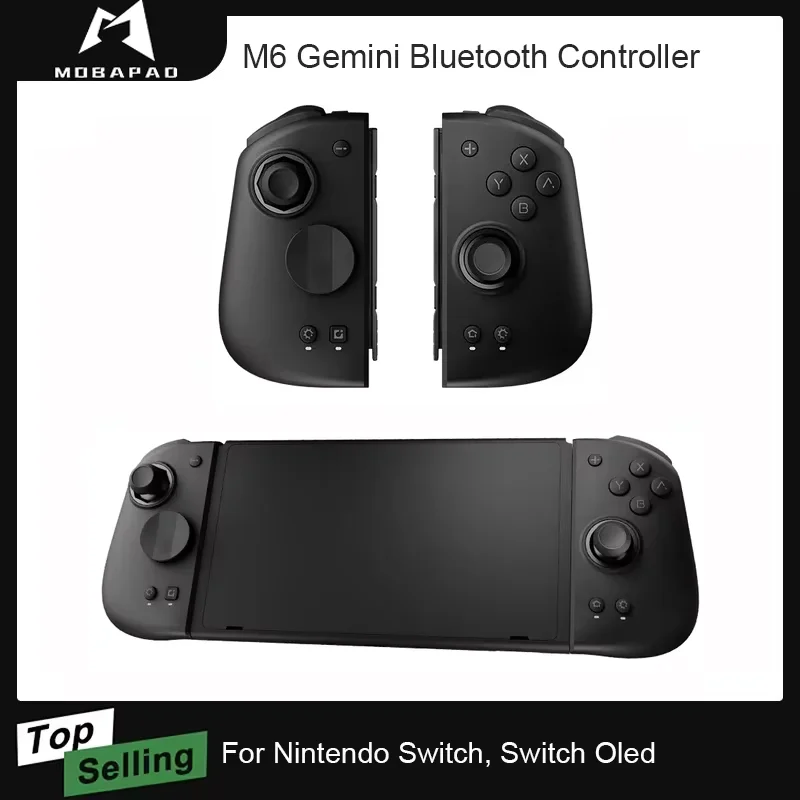 MOBAPAD M6s Gemini Bluetooth Wireless Gaming Controller mit Sensing Joystick Gamepad für Nintendo Switch / Switch OLED Image