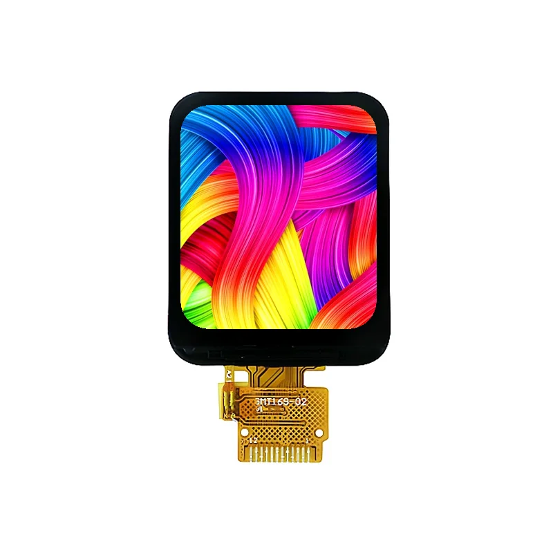 1,69-Zoll-IPS-TFT-LCD-Anzeigemodul mit einer Auflösung von 240 x 280, SPI-Schnittstelle und einem runden Eckbildschirm des ST7789V-Controllers Image