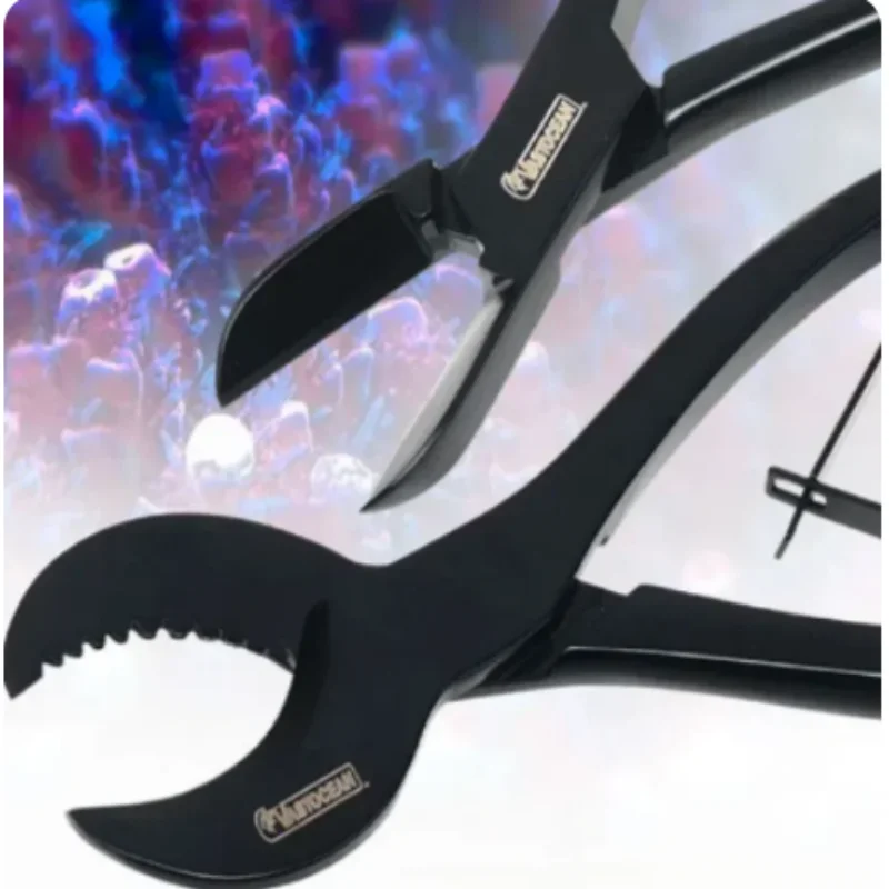 VASTOCEAN Korallenschere Meerwasser Aquarium Edelstahlschere SPS Gebrochener Zweig Korallenzange Koralle Image