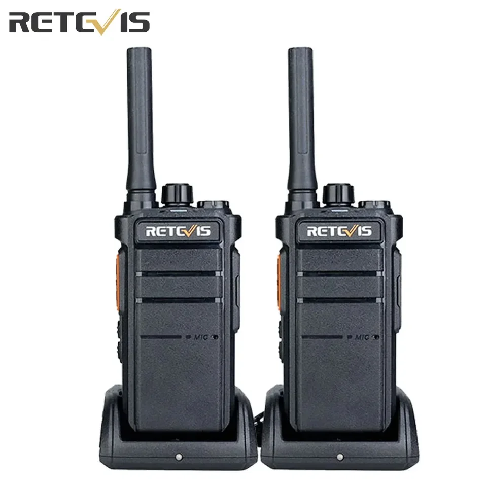 Retevis RB626 Walkie-Talkie, leistungsstark, 3 W, große Reichweite, USB-C-Aufladung, 2000 mAh Akku, Scrambler-Verschlüsselung, Zwei-Wege-Radio für die Jagd Image