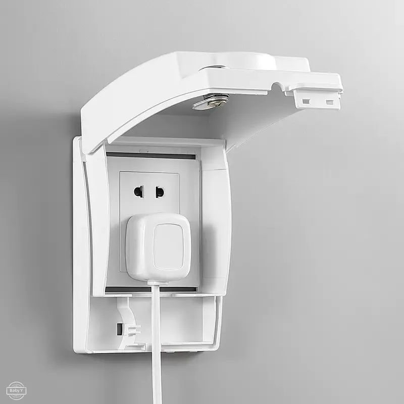 Buchse Schutz Abdeckung kinder Anti-elektrische Schock Baby Sicherheit Anti-kinder Ziehen Die Stecker Image