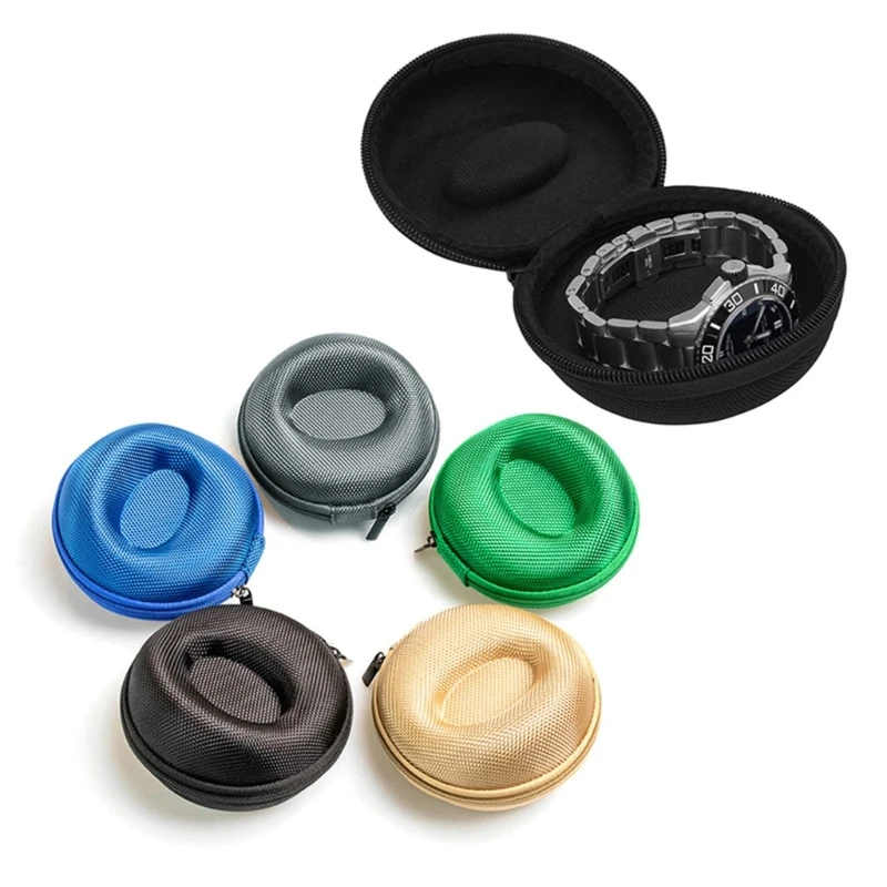 Eva Uhrengehäuse tragbare Uhr Aufbewahrung behälter Reise Single Watch Organizer Box wasserdichte Smartwatches mit Reiß verschluss Image