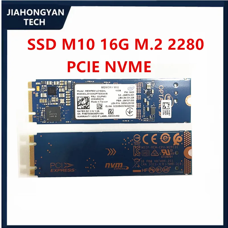 5PCS 1PCS 2PCS Für Intel optan 2nd generation M10 64G 32G 16G 2280 2242 M.2 solid-state SSD speicher beschleunigung cache nvme neue Image