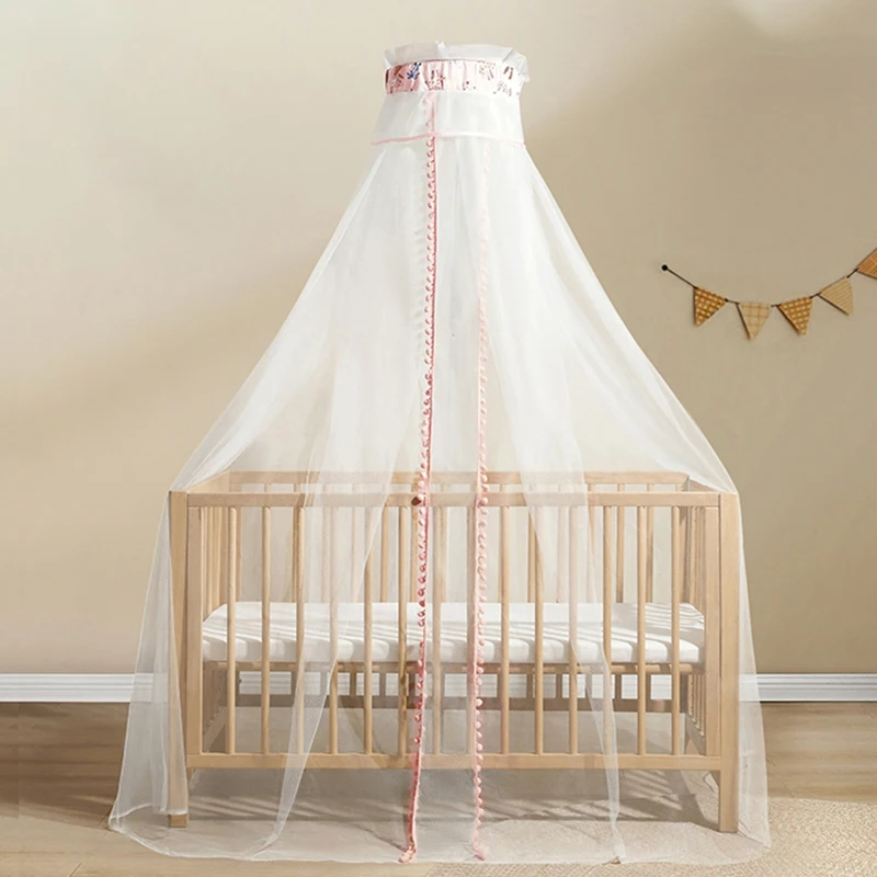 Baby Bett Moskitonetz Faltbare Mädchen Gewölbte Moskito Netze Tragbare Krippe Netting Für Baby Wiege Baldachin Betten Krippe Kinderbett Kinder baby
