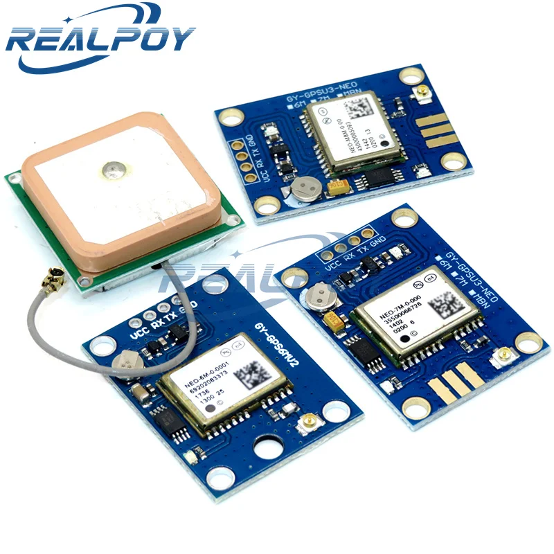GY-NEO6MV2 GY-NEO7MV2 GY-NEO8MV2 NEO-6M NEO-7M NEO-8M GPS-Modul mit Flight Control EEPROM MWC APM2.5 große Antenne für Arduino Image