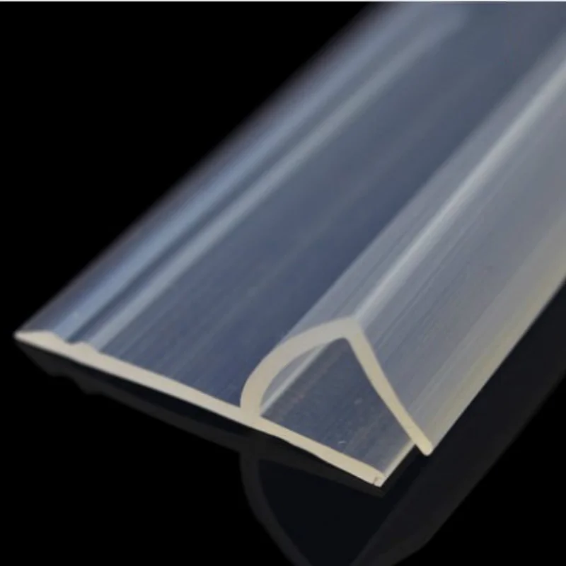 2 Meter/Los, verbreiterte F/H-Form, Silikonkautschuk, Duschraum, Tür, Fenster, Glas, Dichtungsstreifen, Dichtungsstreifen für 6/8/10/12 mm Glas