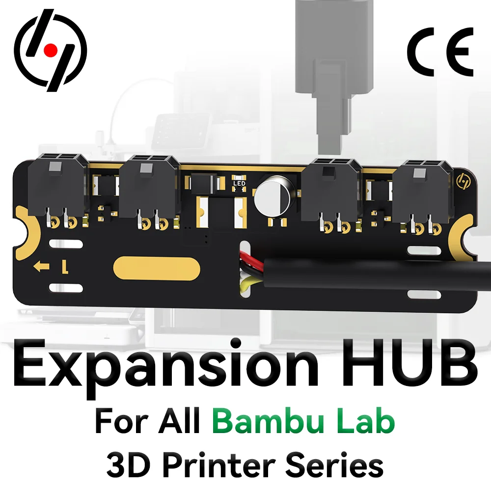 Für Bambu Lab 4-Port-Erweiterungsnabe mit Stromsignalschutz für alle Bambu Lab 3D-Druckerzubehörteile Image