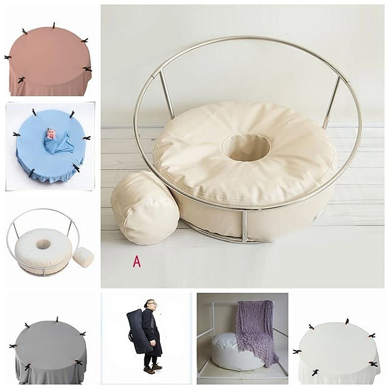 Sitzsack Posiert Rahmen Neugeborenen Fotografie Requisiten Reisenden Größe Hintergrund Rahmen Bebe Poser Baby Fotografie Bean Tasche Werkzeuge Requisiten Image