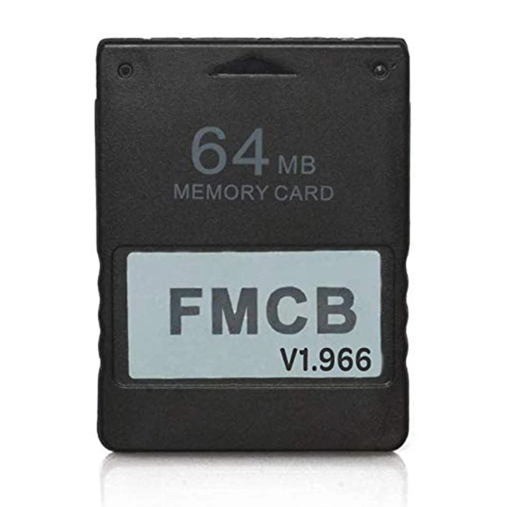 RGEEK FreeMcBoot FMCB 1.966 PS2-Speicherkarte 64 MB Game Saver-Karten für Sony Playstation 2 PS2