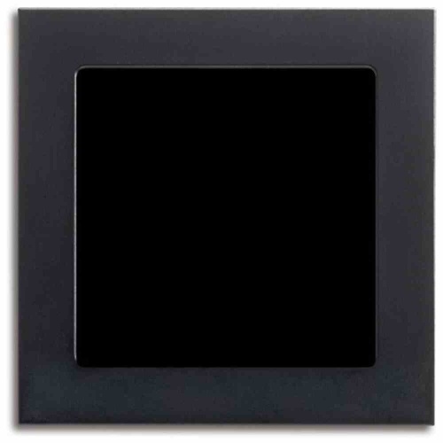 Busch-Jaeger Rahmen, 2f, schwarz, Glas, geeignet für Unterputz-Installation Image