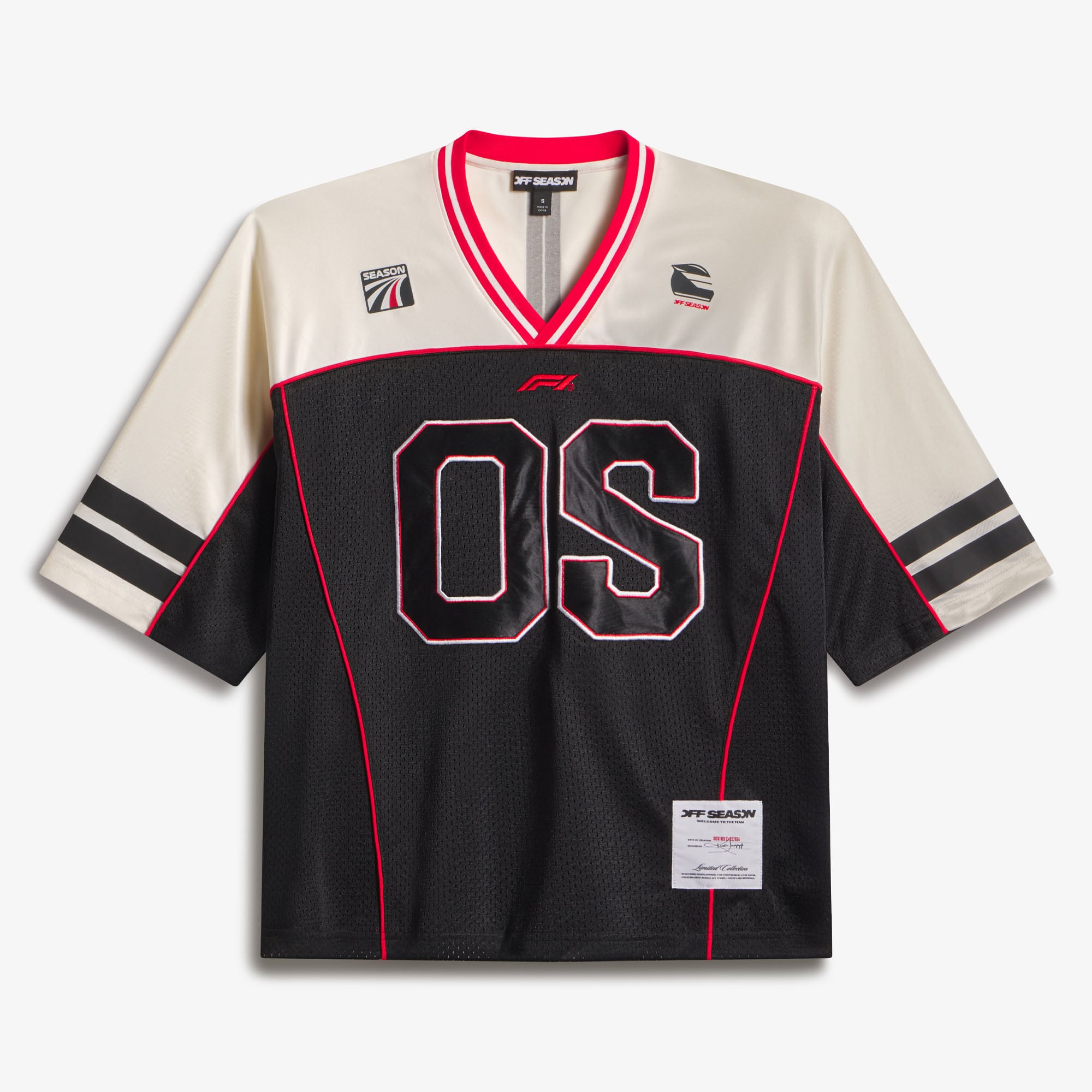 Schwarzes F1-Renntrikot für Damen (Off-Season)
