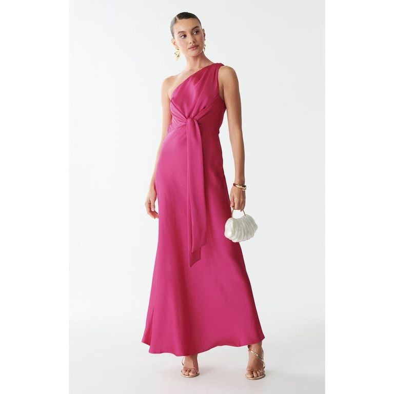 Kylie Midi Dress - Pink - Savel Dresses