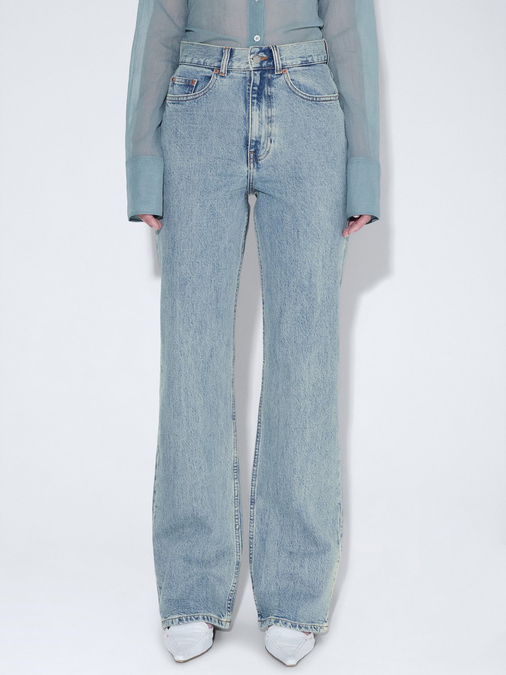Dr. Denim Jeans – Echo High Straight Damen bleached, 25-30 Image