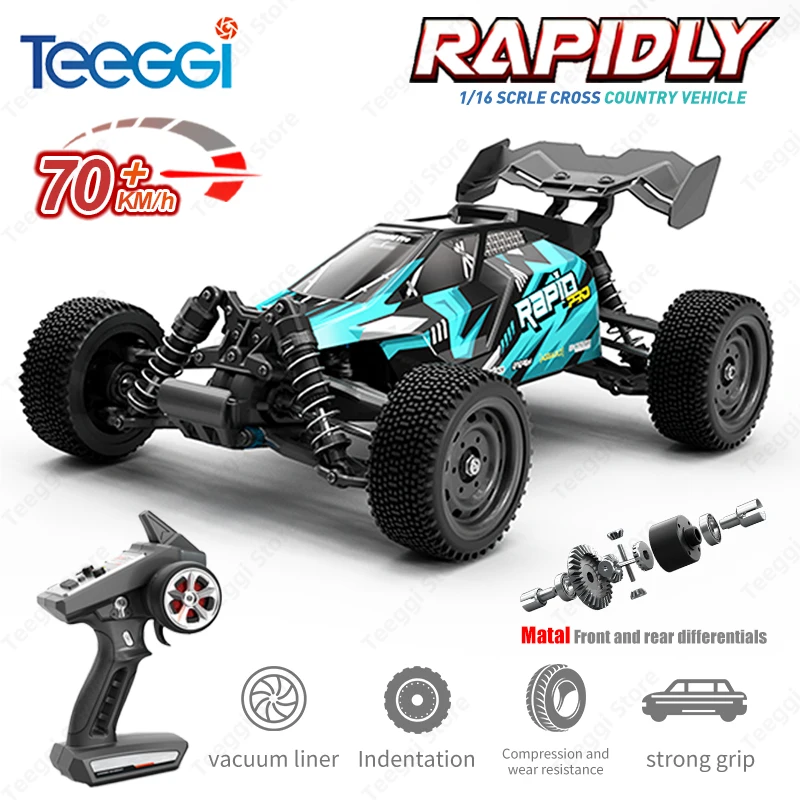 16201 PRO 4WD Hochgeschwindigkeits-Renn-RC-Auto Offroad-RC-Auto 16201 Ferngesteuertes Drift-Rennauto Spielzeug für Kinder VS WLtoys 144001 Image