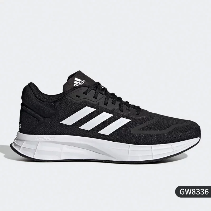 Adidas Herren-Laufschuhe GW8336, atmungsaktives Mesh-Obermaterial, leichte Sportschuhe, Schwarz, Weiß