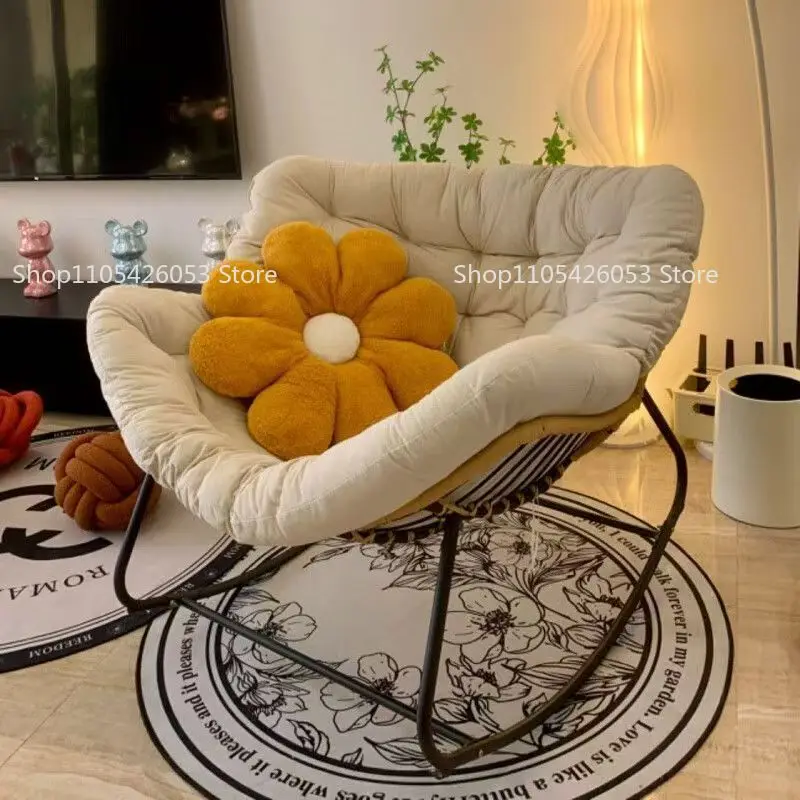 Vogelnest-Schaukelstuhl, luxuriöser Schaukelstuhl im nordischen Stil für Wohnzimmer und Balkon, Internet-Trend-Rattanstuhl