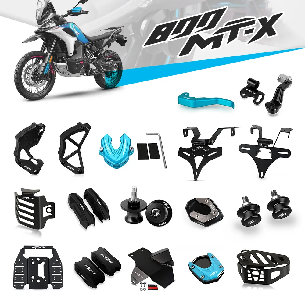Pour CFMOTO 800MTX 800 MT-X CF MOTO MTX800 2024 2025 2026 nouveau support latéral de MOTO agrandir bras oscillant curseurs porte-plaque d'immatriculation