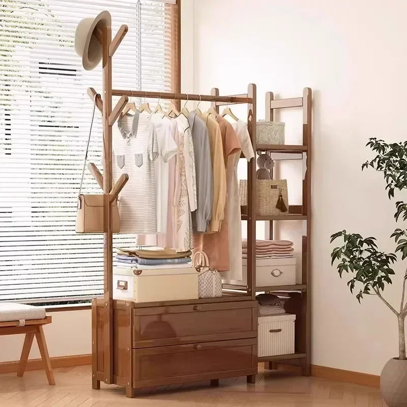 New model Floor mounted clothes hanger, bedroom home clothes rack, simple indoor storage rack, clothes rack, storage rack