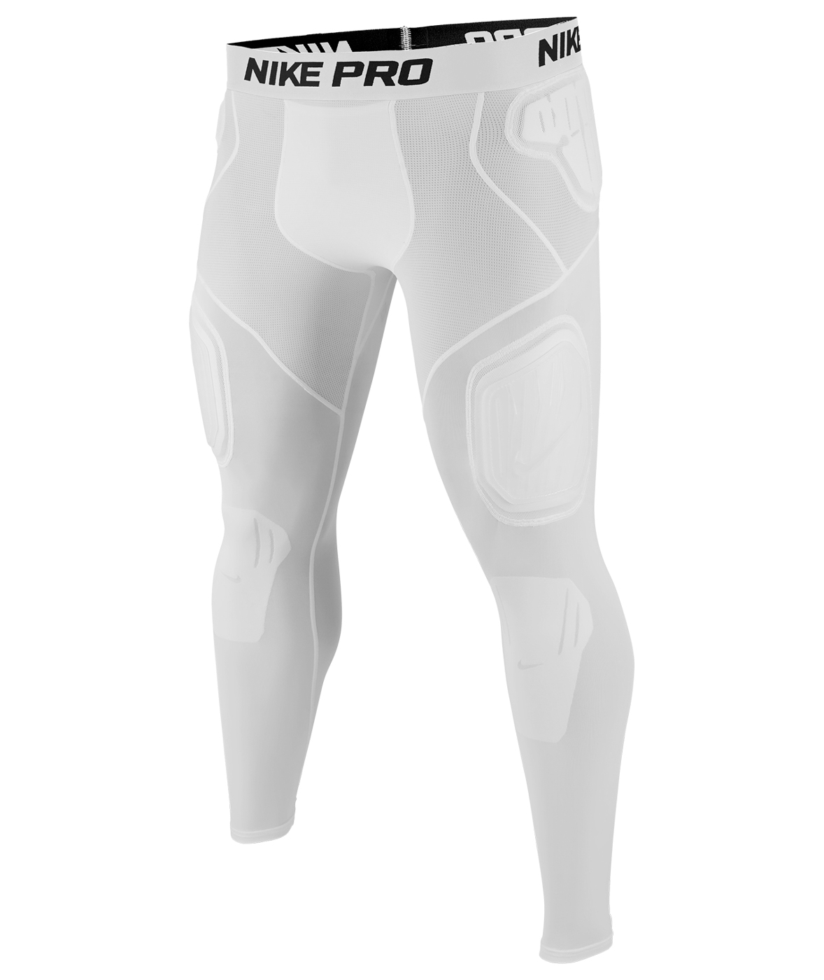 Nike Pro Hyperstrong Men's Hardplate Football Tights 2.0 White/Black