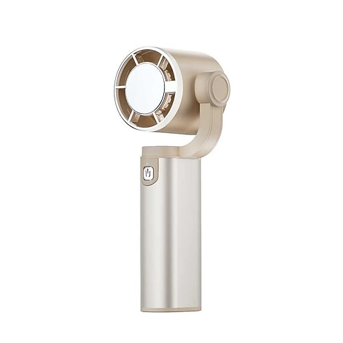 Handventilator, tragbarer Mini-Ventilator mit 3-Sekunden-Schnellkühltechnologie, eiskalter, per USB aufladbarer Ventilator, faltbarer kleiner Ventilator für heiße Sommertage, Reisen, Pendeln und Image