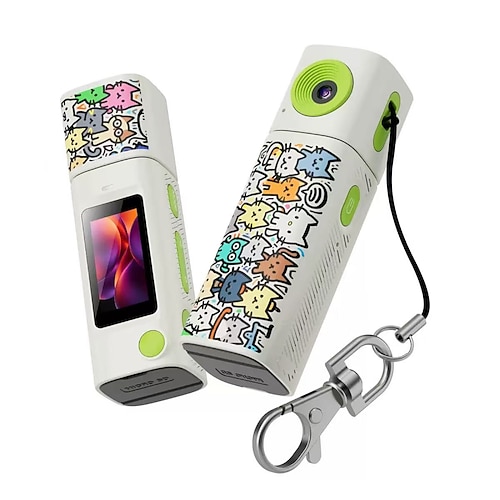 G10 Mini-Kamera für Kinder und Jugendliche, 2K-HD-Digitalvideokamera mit 230° drehbarem Objektiv TFT-Bildschirm, kompakte, tragbare Vlog-Kamera, trendiges Geburtstagsgeschenk für Jungen und Mädchen