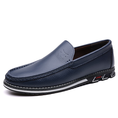Dunkelbraune Herren-Loafer, weiche Mokassin-Schuhe zum Hineinschlüpfen, elegant-lässiger Stil für Reisen und Outdoor-Aktivitäten, perfekt für Deck, Kreuzfahrten und Freizeit. Image
