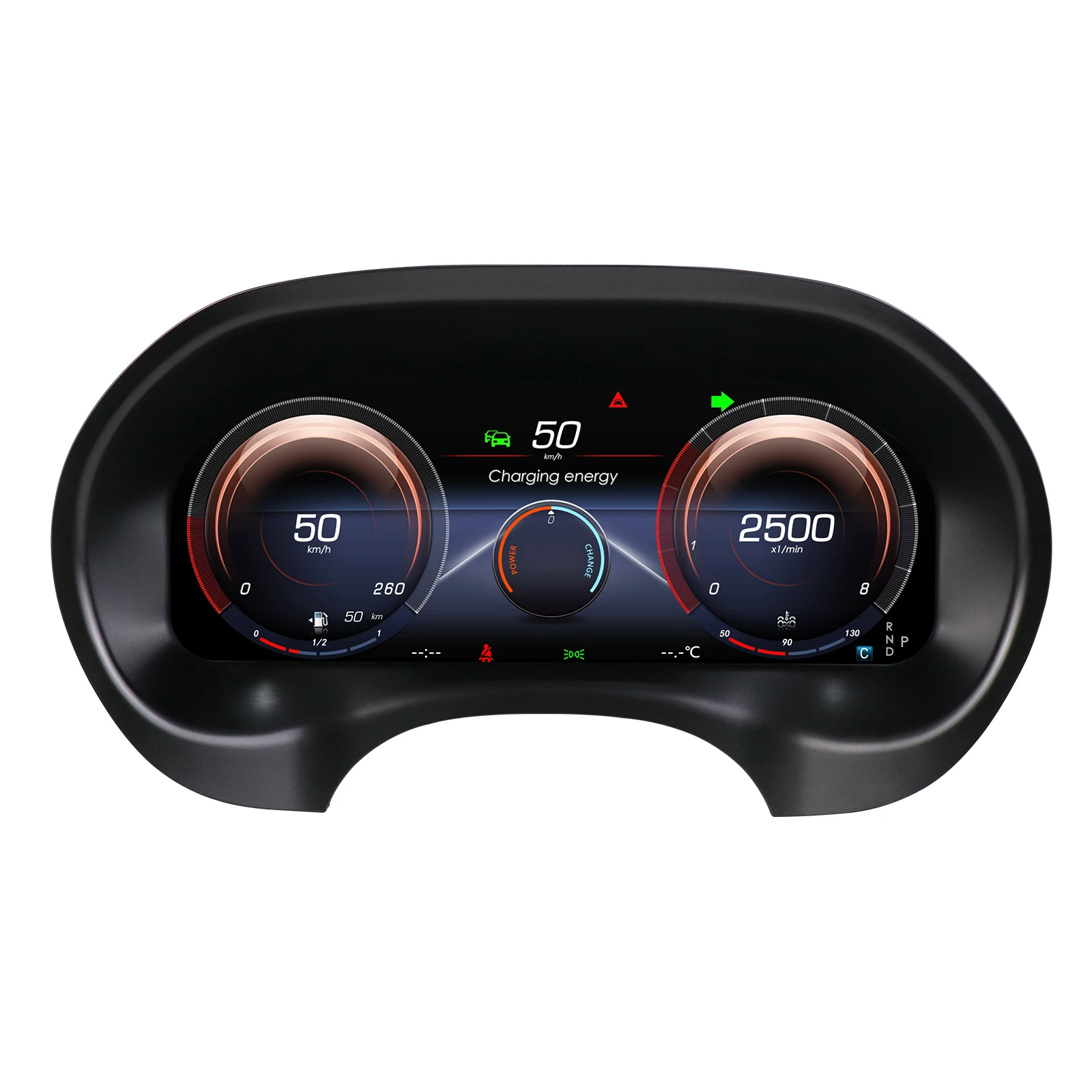 Hizpo Pannello LCD Digitale da 12,3 Pollici per Cruscotto Auto, Tachimetro e Quadro Strumenti per Mercedes-Benz Vito 2016-2023, Display per Auto