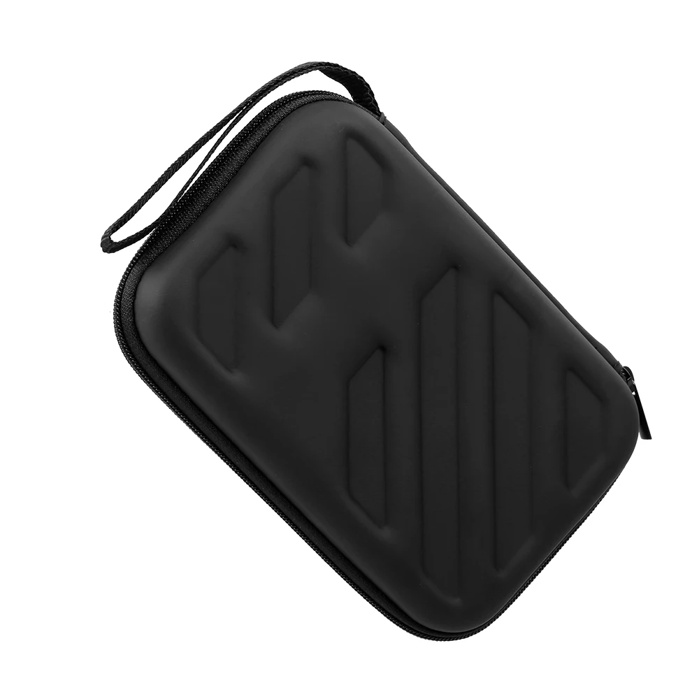 Externes Festplattengehäuse, stoßfestes EVA-Gehäuse, 2,5-Zoll-Festplatte mit Netztasche und weicher Innenstoff-Tragetasche für das Büro Image